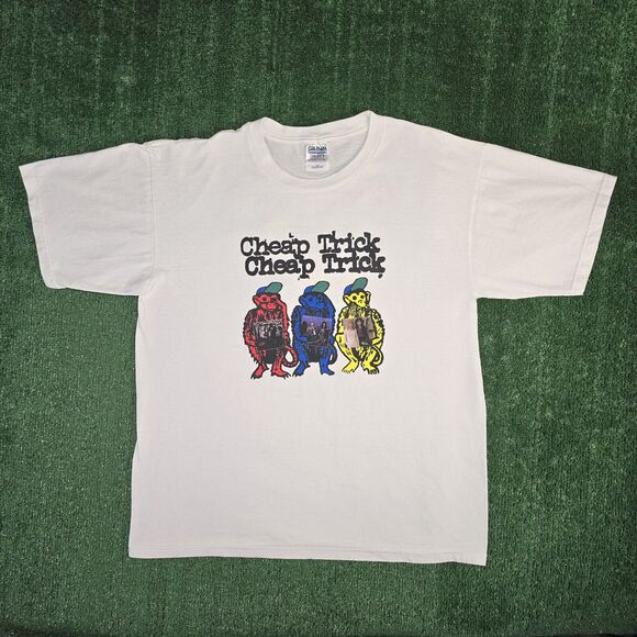 Vintage Cheap Trick Shirt XL 1998 Tour Rock Band Tee 90s Vtg - Picture 2 of 8